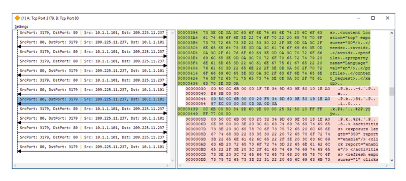 Protosphere. Software platform for deep content inspection with the ability to parse an arbitrary network protocol stack